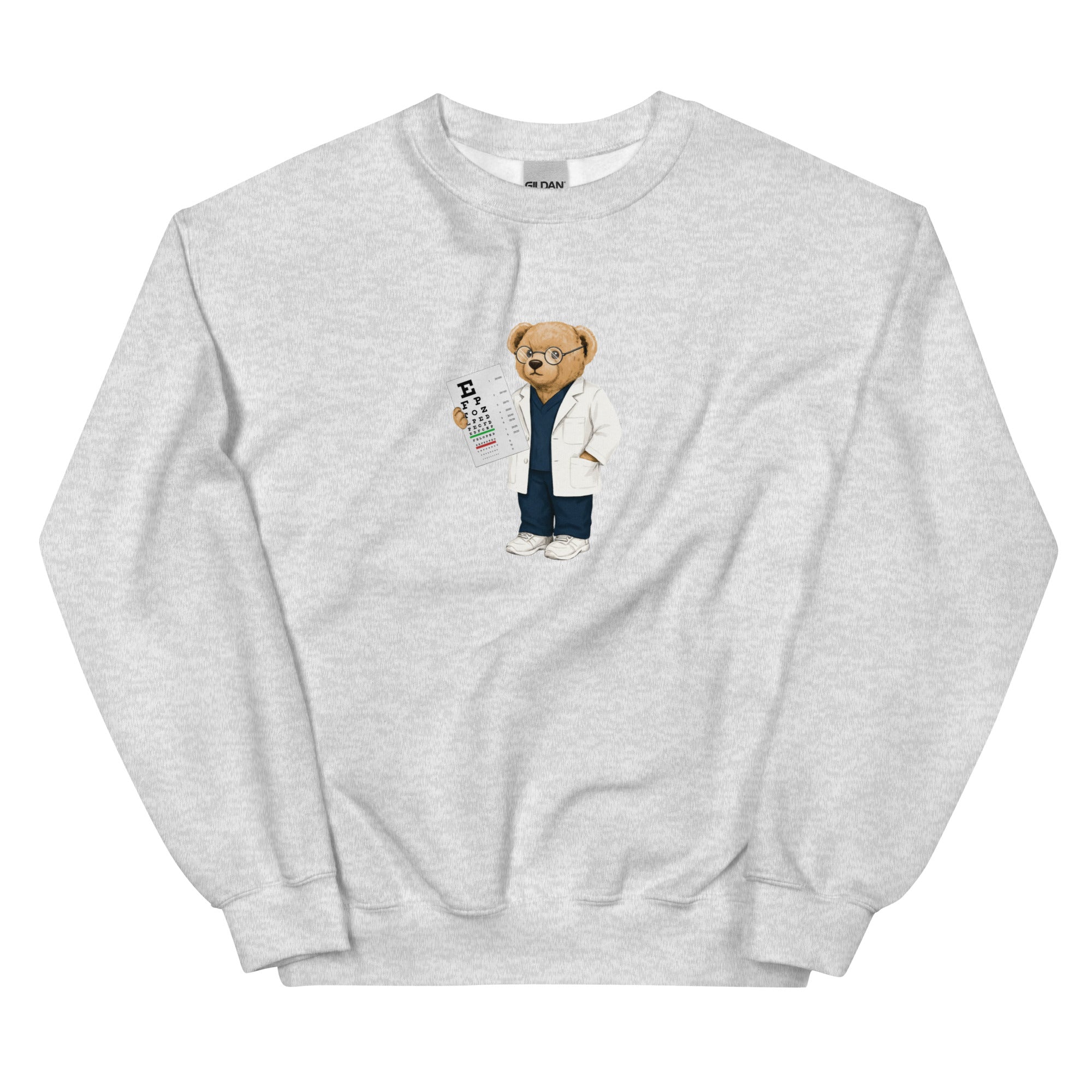 Optometry Bear Crewneck – The Healthcare Edit