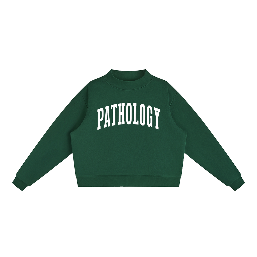Pathology Varsity Mockneck in Forest Green