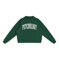 Psychology Varsity Mockneck in Forest Green