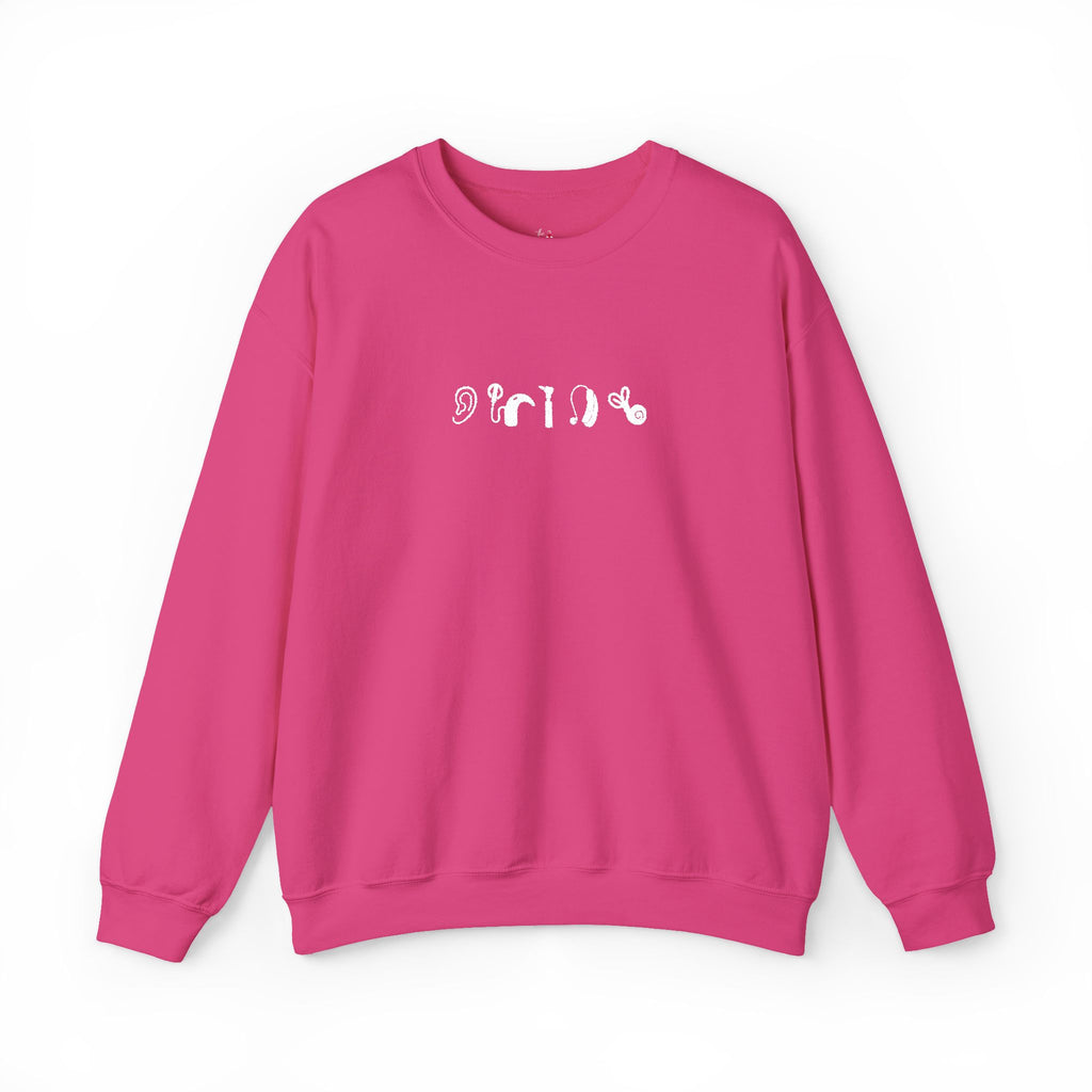 Embroidered Audiology Symbol Sweatshirt