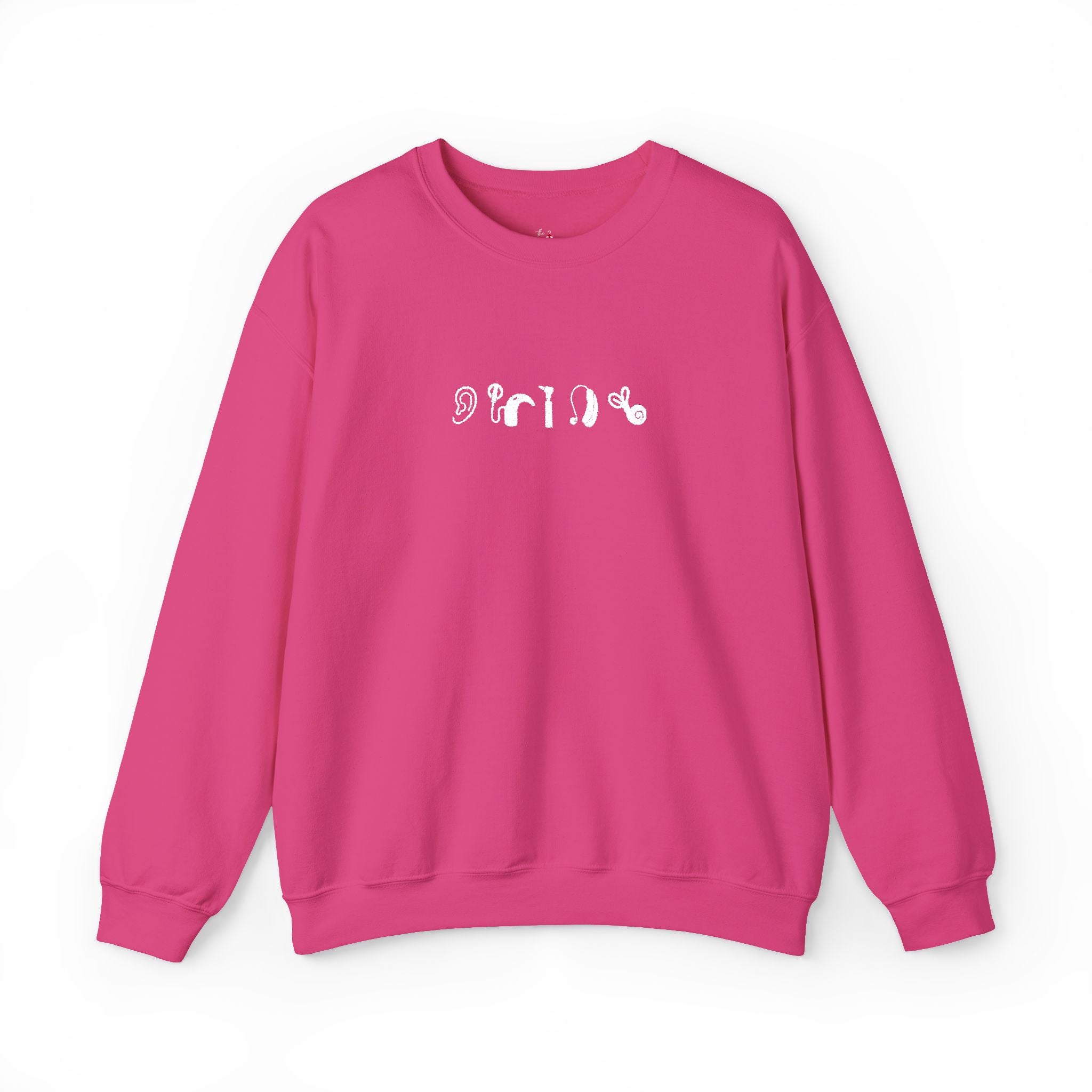 Embroidered Audiology Symbol Sweatshirt