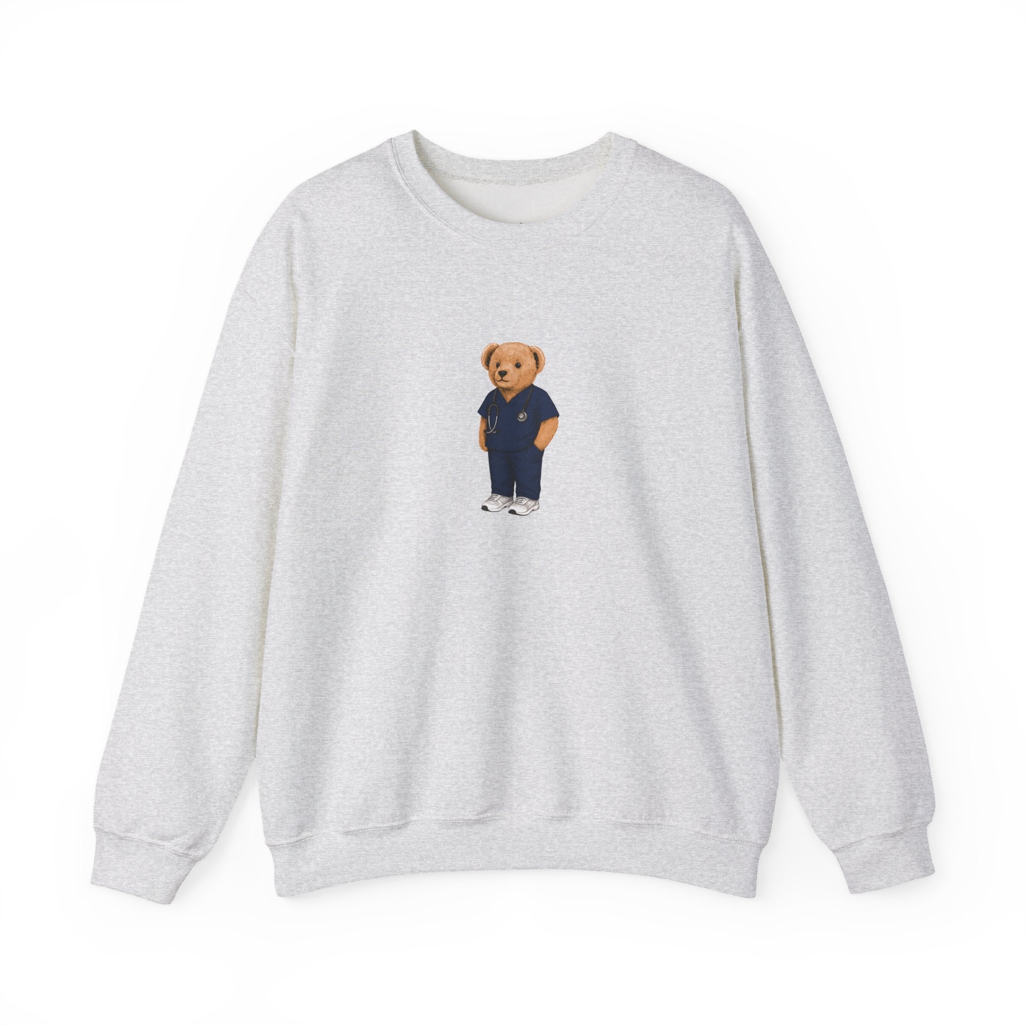 General Medicine Bear Sweatshirt - Scrubs +  Stethoscope