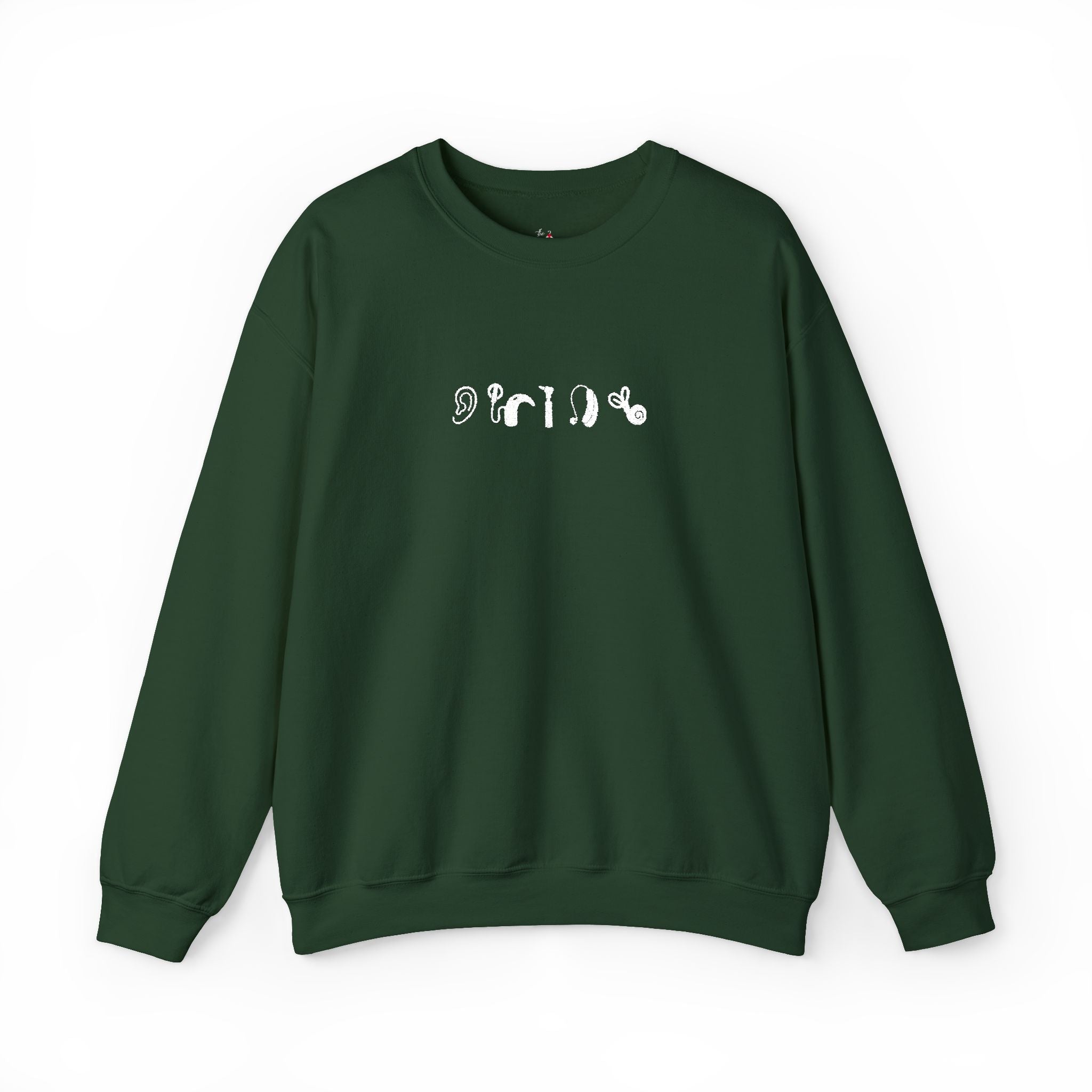Embroidered Audiology Symbol Sweatshirt