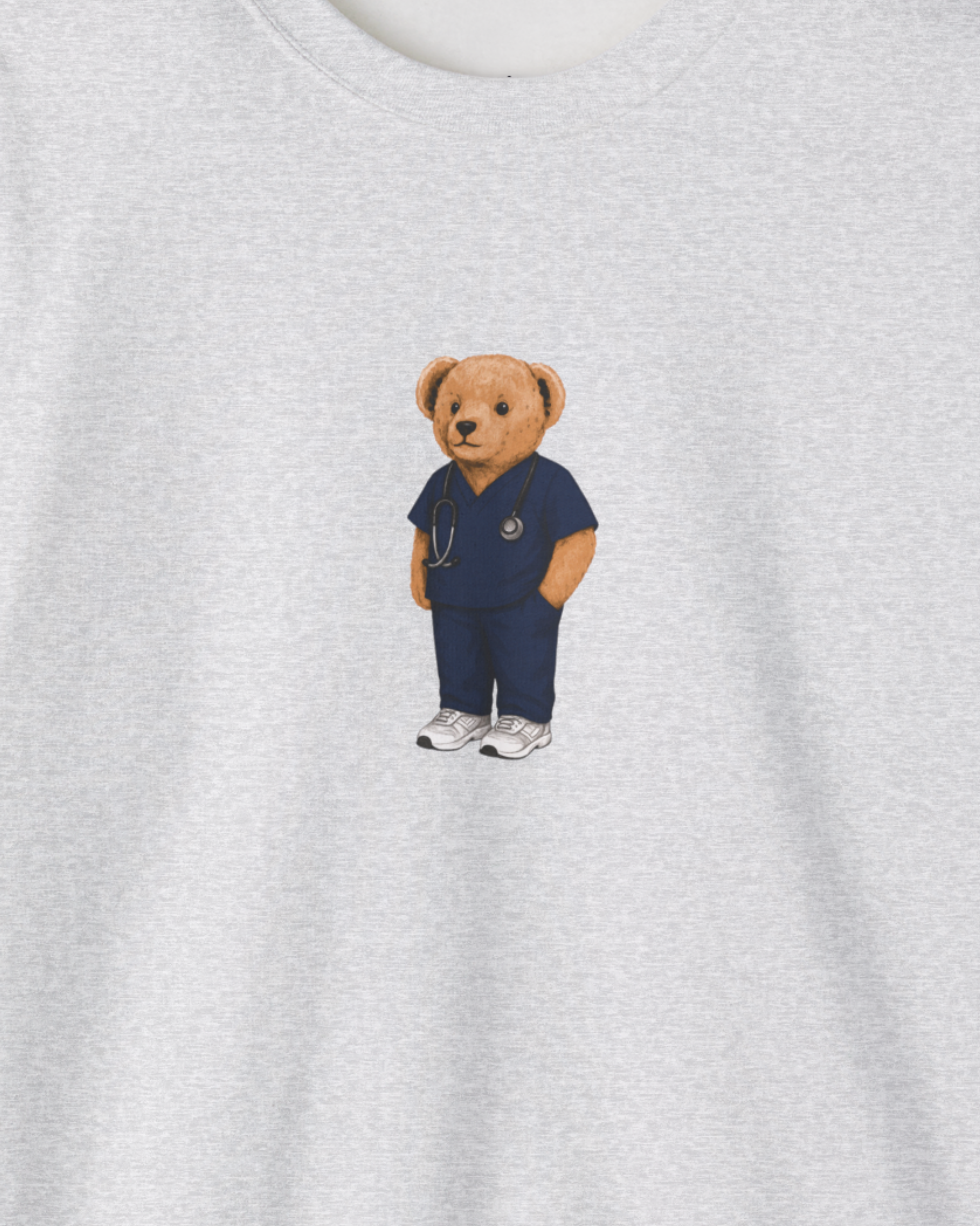General Medicine Bear Sweatshirt - Scrubs +  Stethoscope