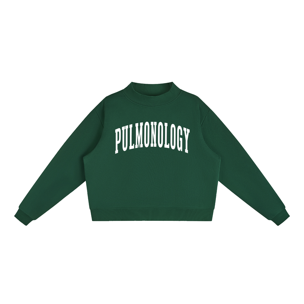 Pulmonology Varsity Mockneck in Forest Green