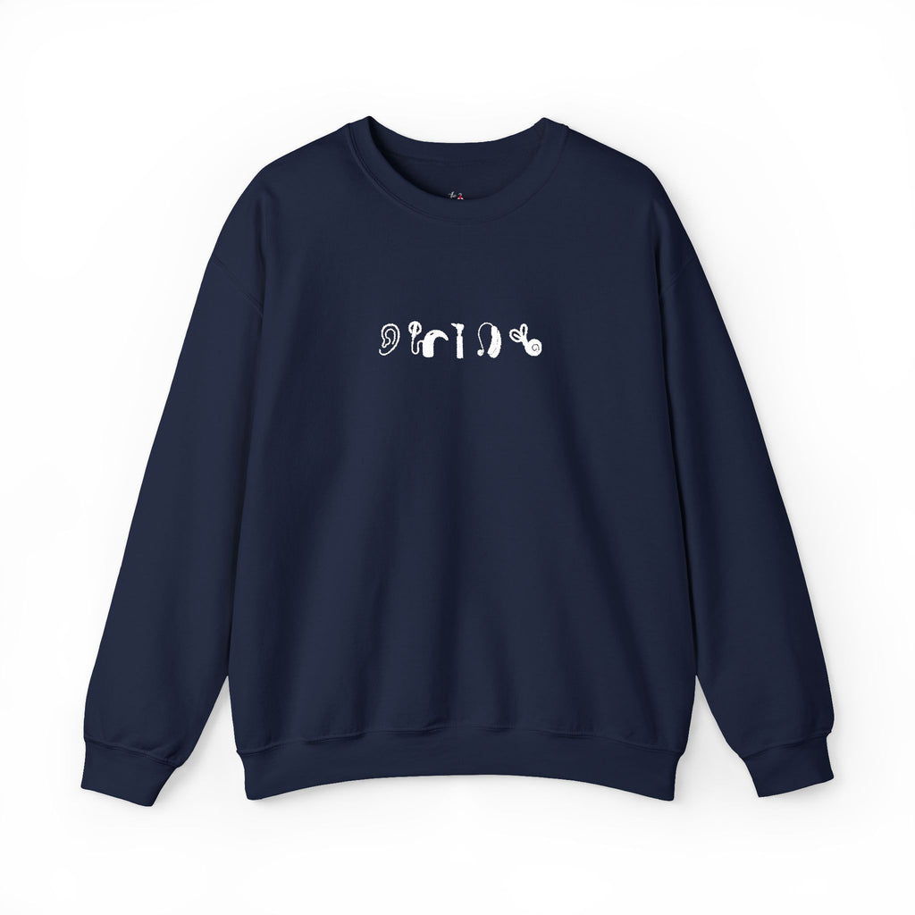 Embroidered Audiology Symbol Sweatshirt