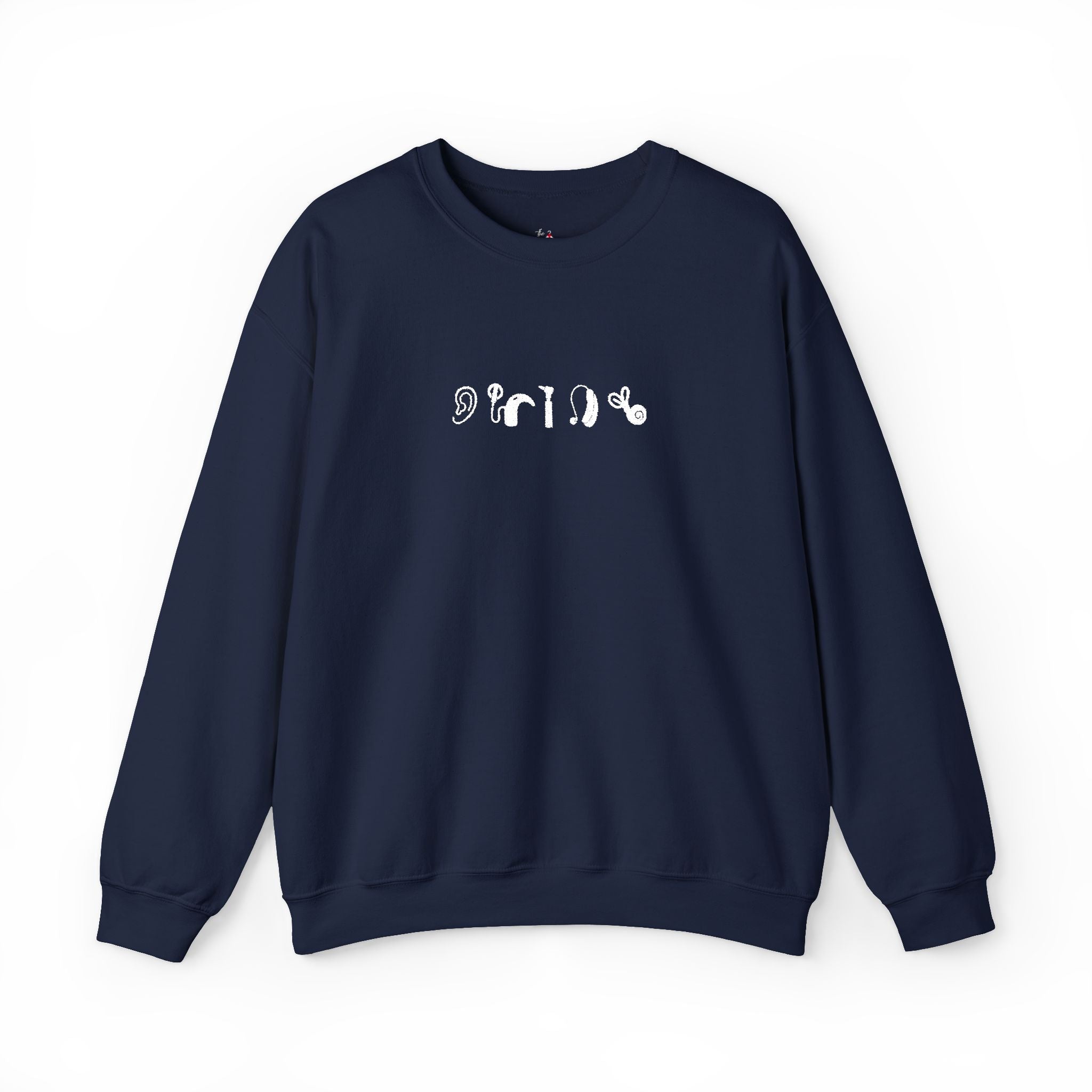 Embroidered Audiology Symbol Sweatshirt