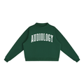 Audiology Varsity Mockneck in Forest Green