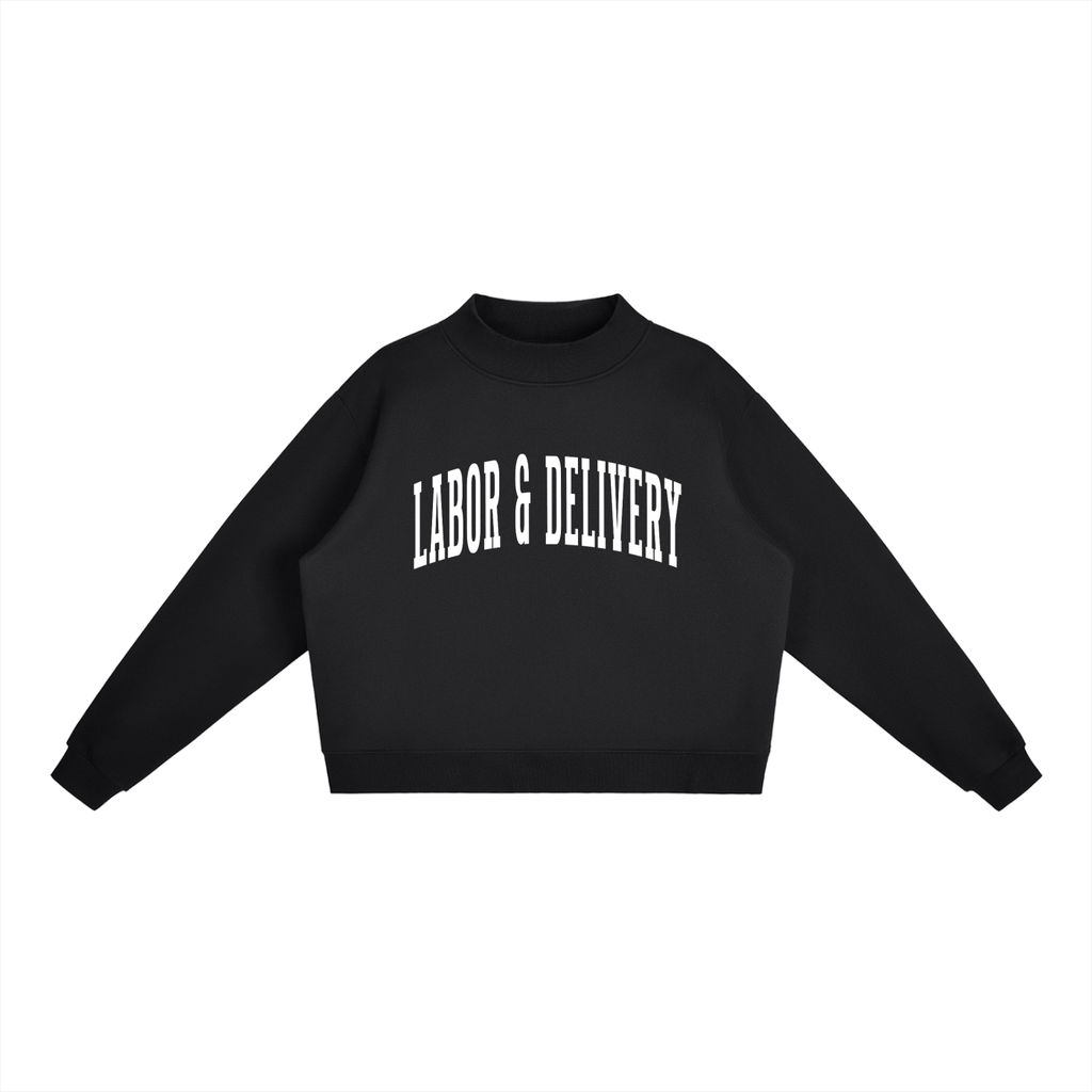 Labor & Delivery Varsity Mockneck