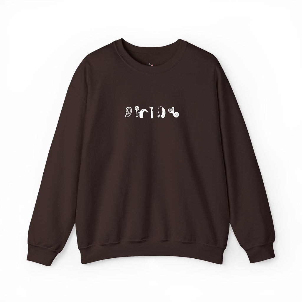 Embroidered Audiology Symbol Sweatshirt