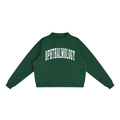 Ophthalmology Varsity Mockneck in Forest Green