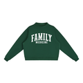 Family Medicine Varsity Mockneck in Forest Green