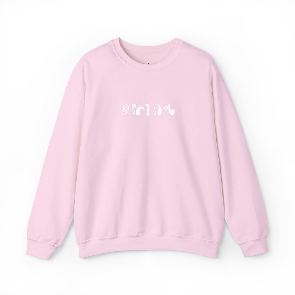 Embroidered Audiology Symbol Sweatshirt