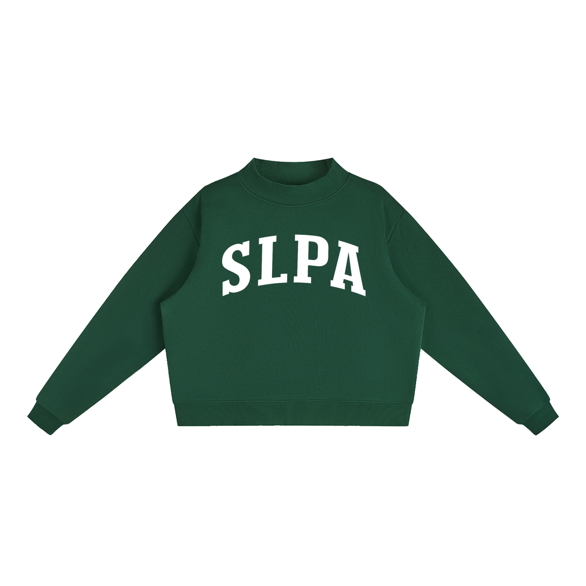 Speech Language Pathology Assistant Varsity Mockneck in Forest Green