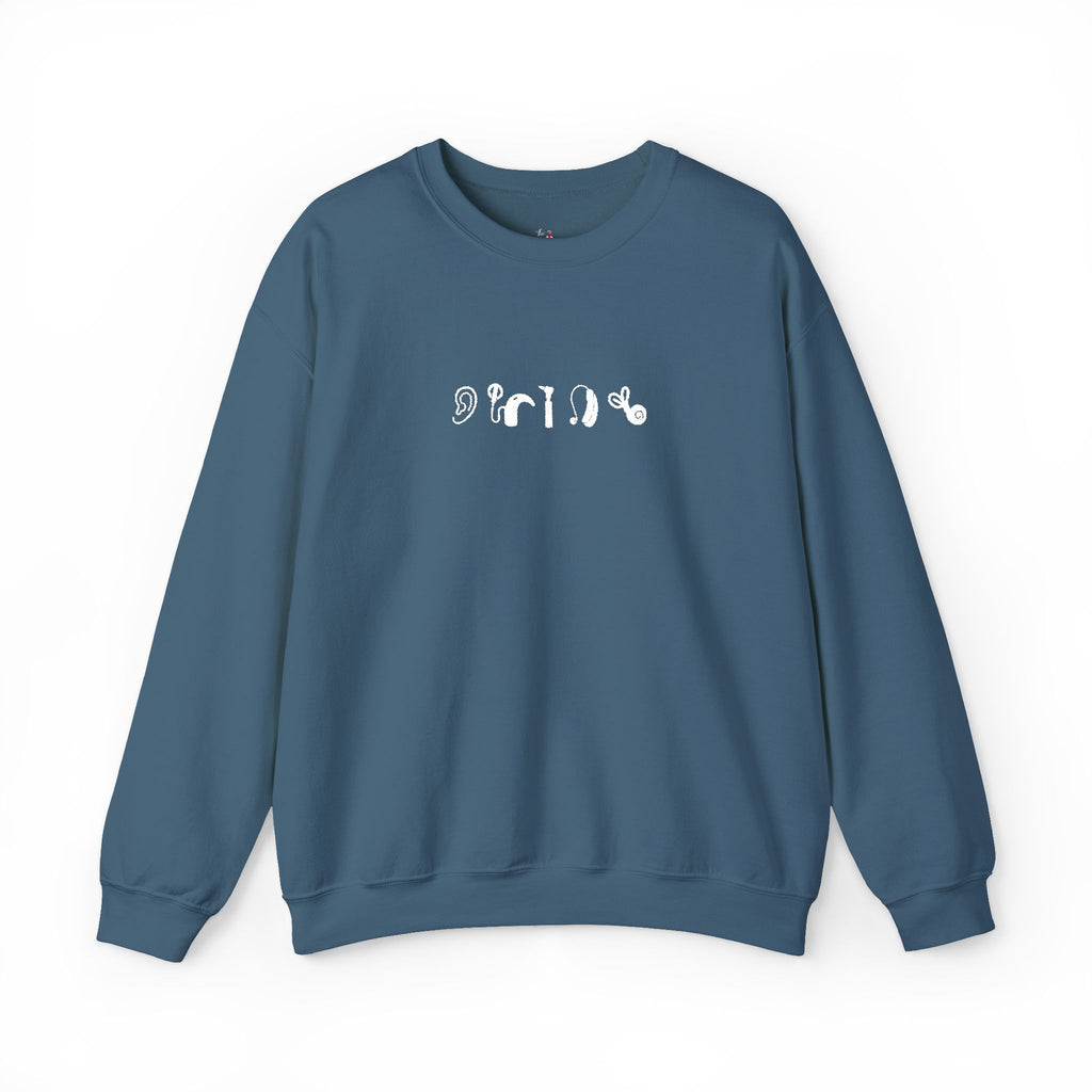 Embroidered Audiology Symbol Sweatshirt