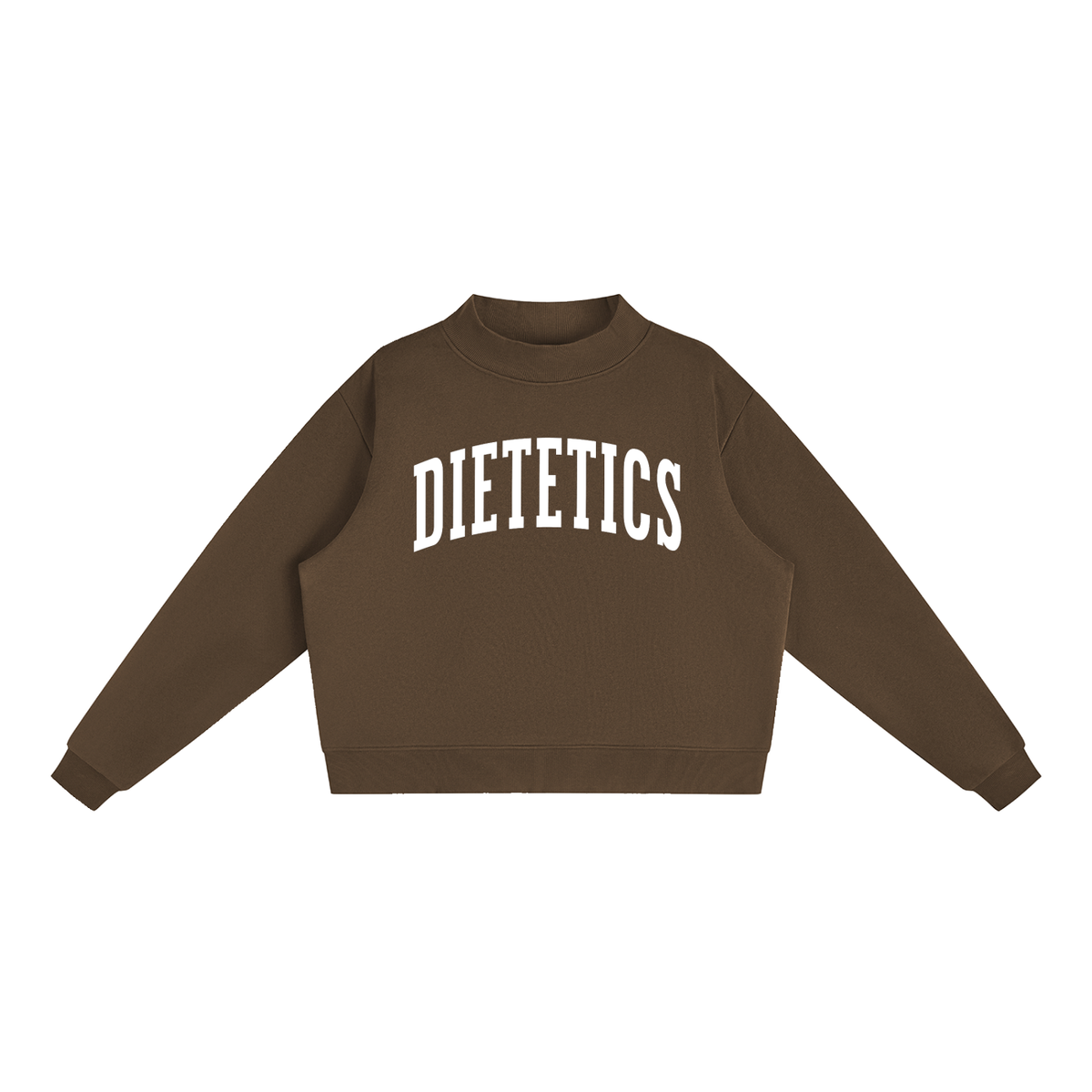 Dietetics Varsity Mockneck in Chocolate