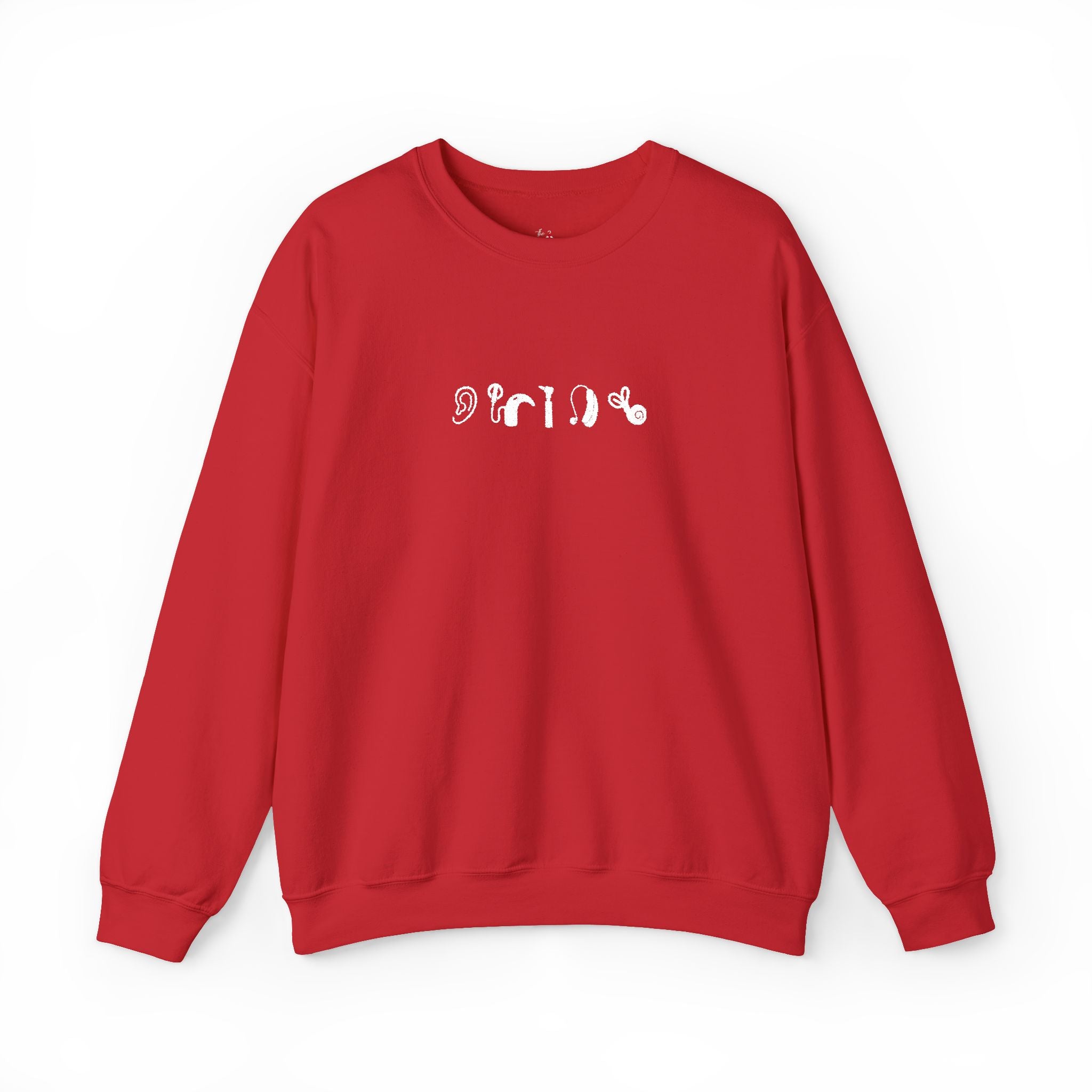 Embroidered Audiology Symbol Sweatshirt
