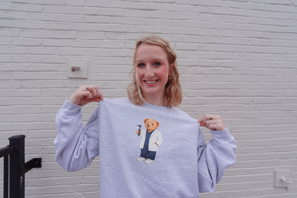 Audiology/ ENT Bear Crewneck