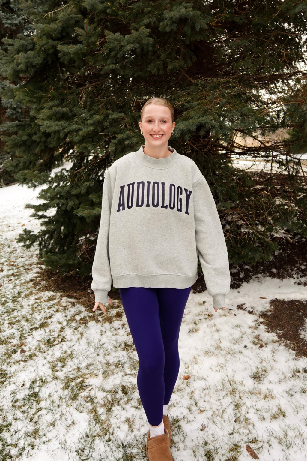 Audiology Classic Varsity Mockneck