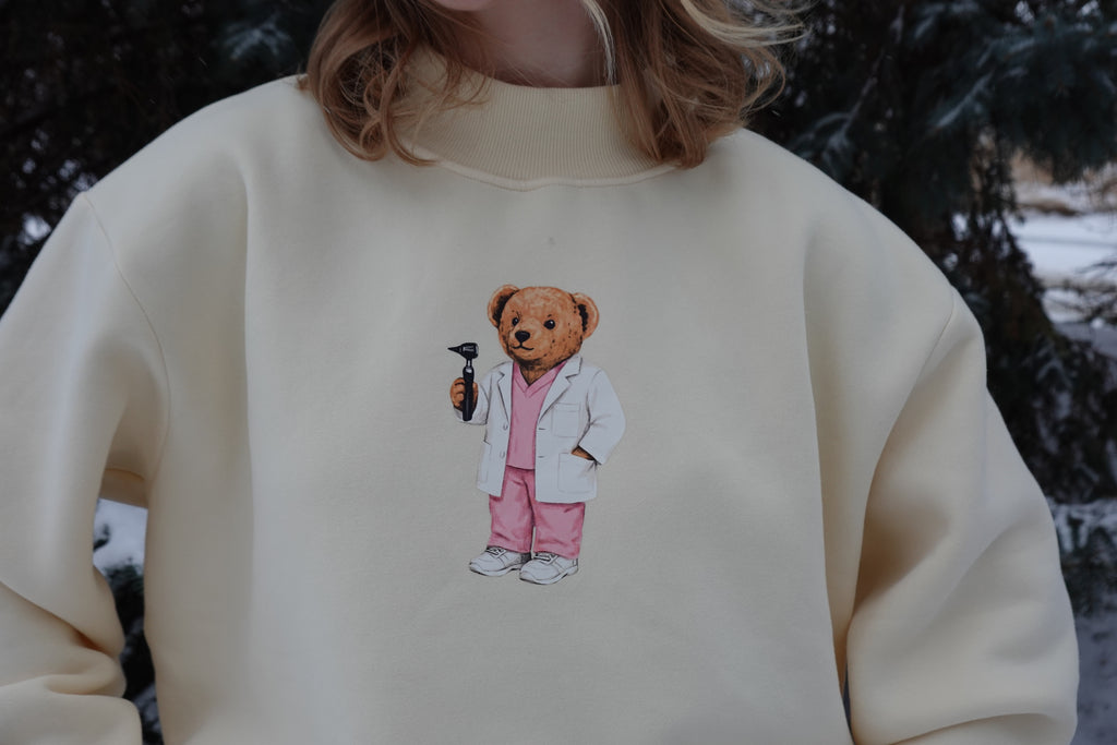 Audiologist/ ENT Bear Mockneck