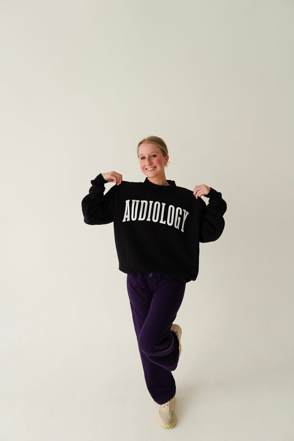 Audiology Varsity Mockneck