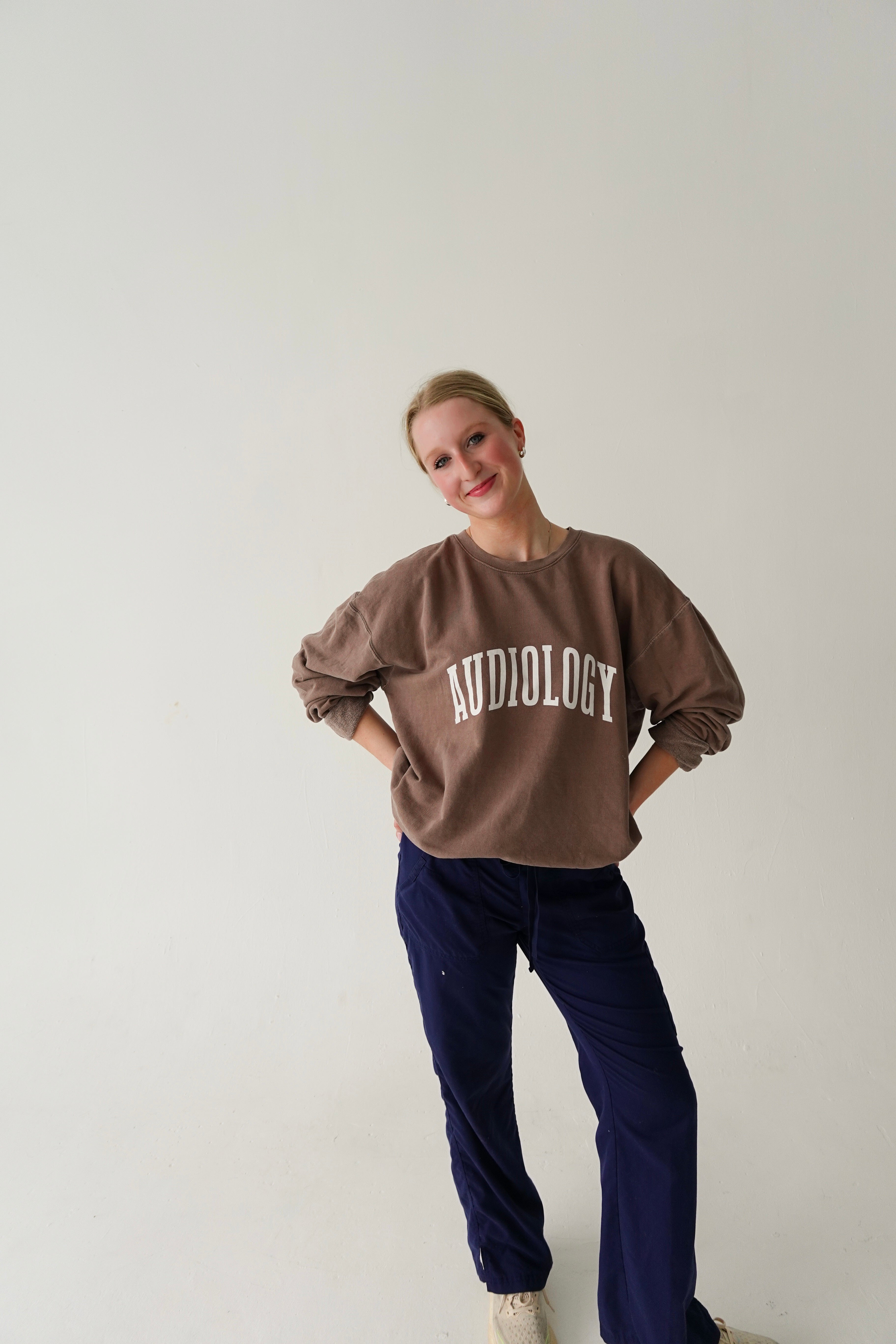 Audiology Varsity Lightweight Cotton Crew