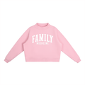 Family Medicine Varsity Mockneck - PINK