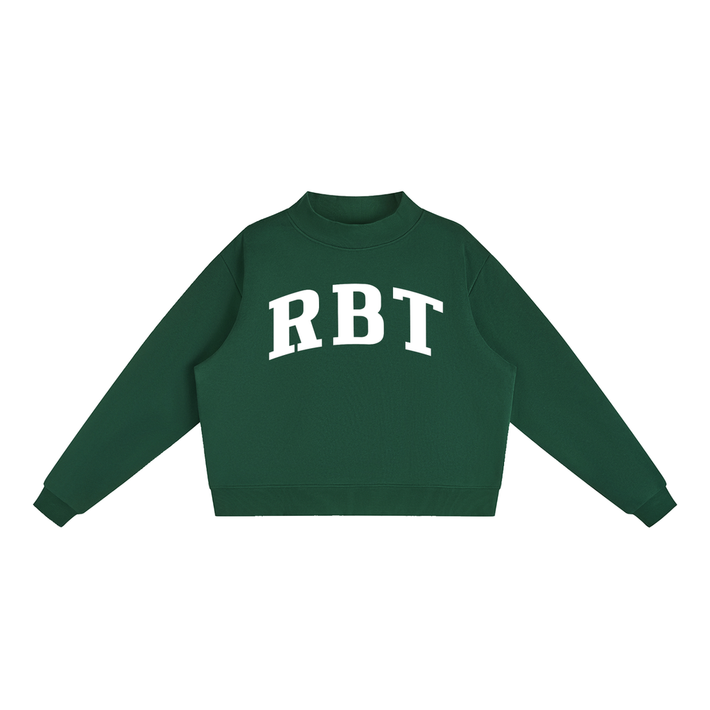 Registered Behavior Technician Varsity Mockneck in Forest Green