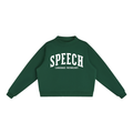 Speech Language Pathology Varsity Mockneck in Forest Green