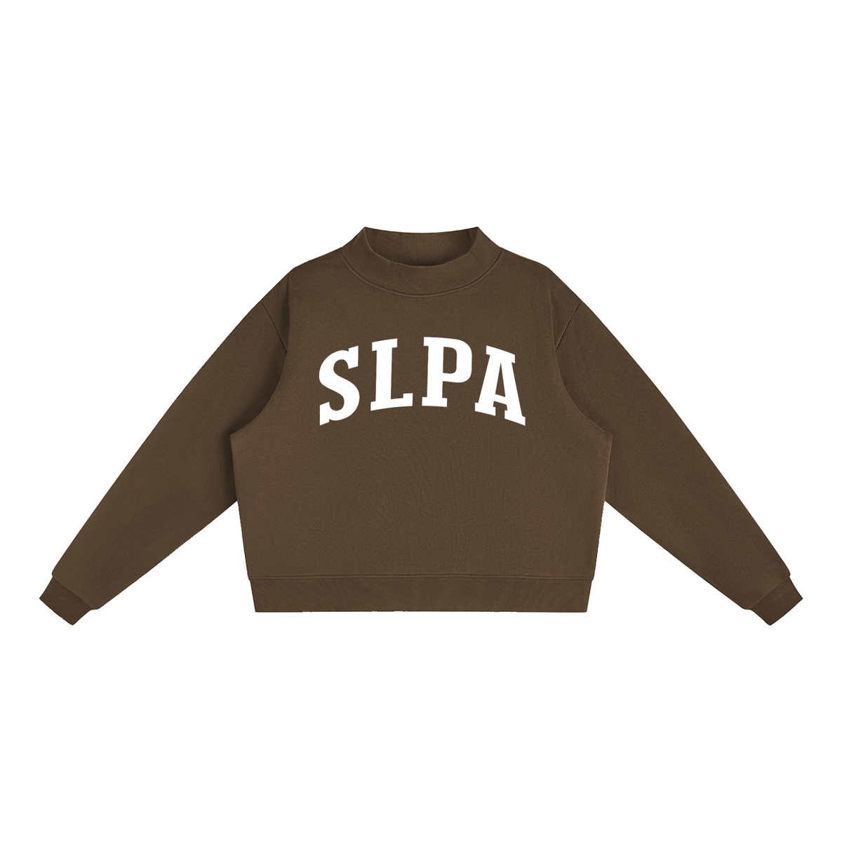 Speech Language Pathology Assistant Varsity Mockneck in Chocolate