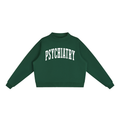Psychiatry Varsity Mockneck in Forest Green