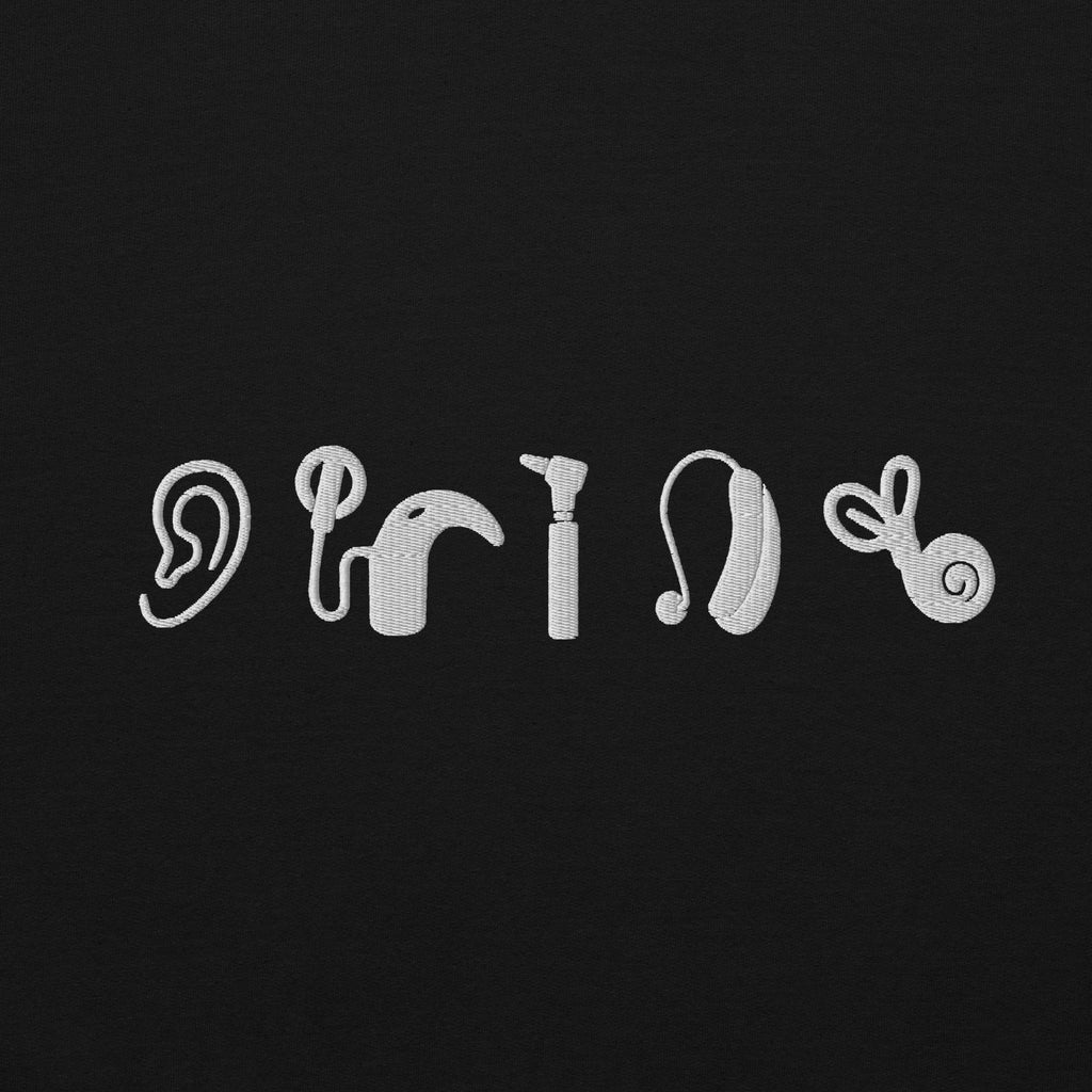 Embroidered Audiology Symbol Sweatshirt
